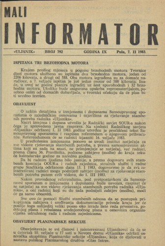 Mali informator, 1983/792