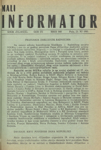 Mali informator, 1983/860