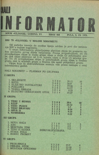 Mali informator, 1979/468