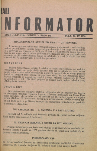 Mali informator, 1978/348