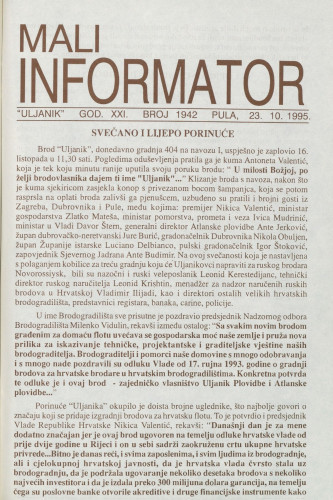 Mali informator, 1995/1942