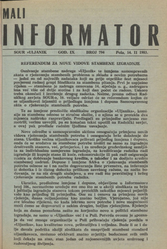 Mali informator, 1983/794