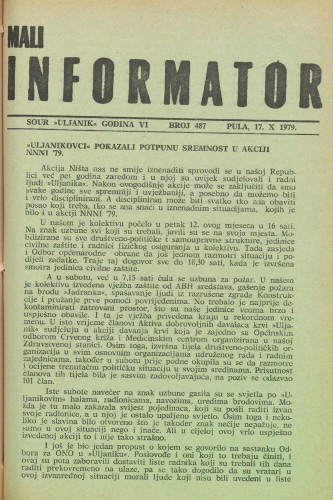 Mali informator, 1979/487