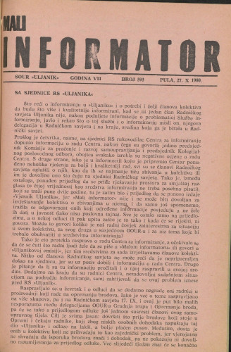 Mali informator, 1980/593