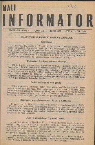 Mali informator, 1983/822